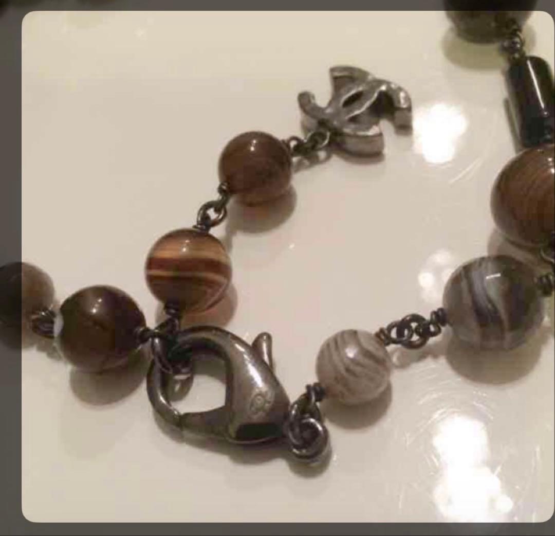 シャネル 色石 ロングネックレス 激レア！