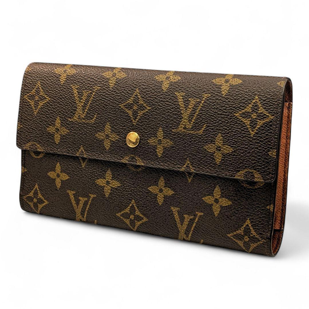 【美品】 ルイヴィトン モノグラム ポルトトレゾール インターナショナル 長財布