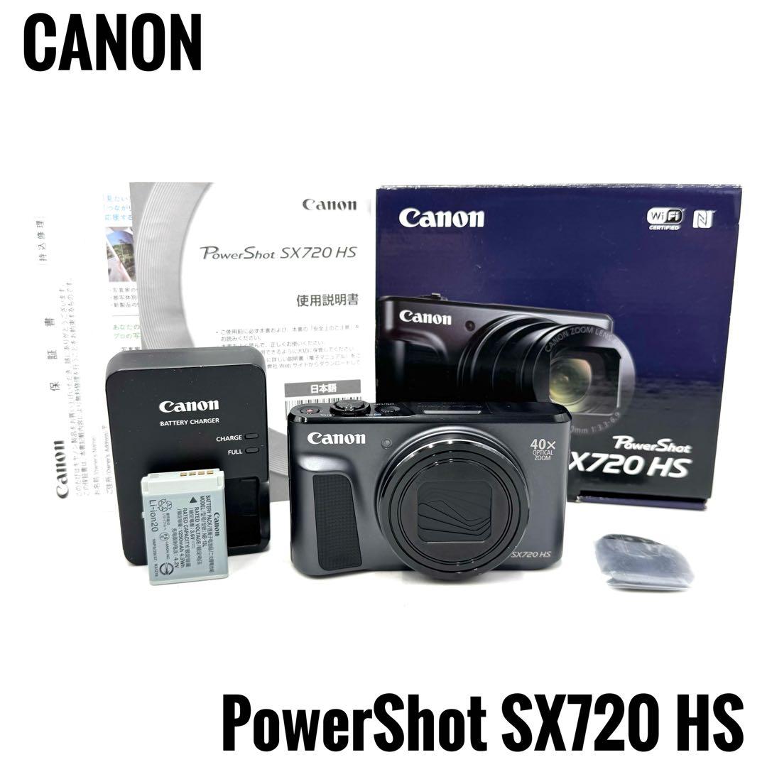 未使用級！Canon PowerShot SX720 HS ブラック キャノン