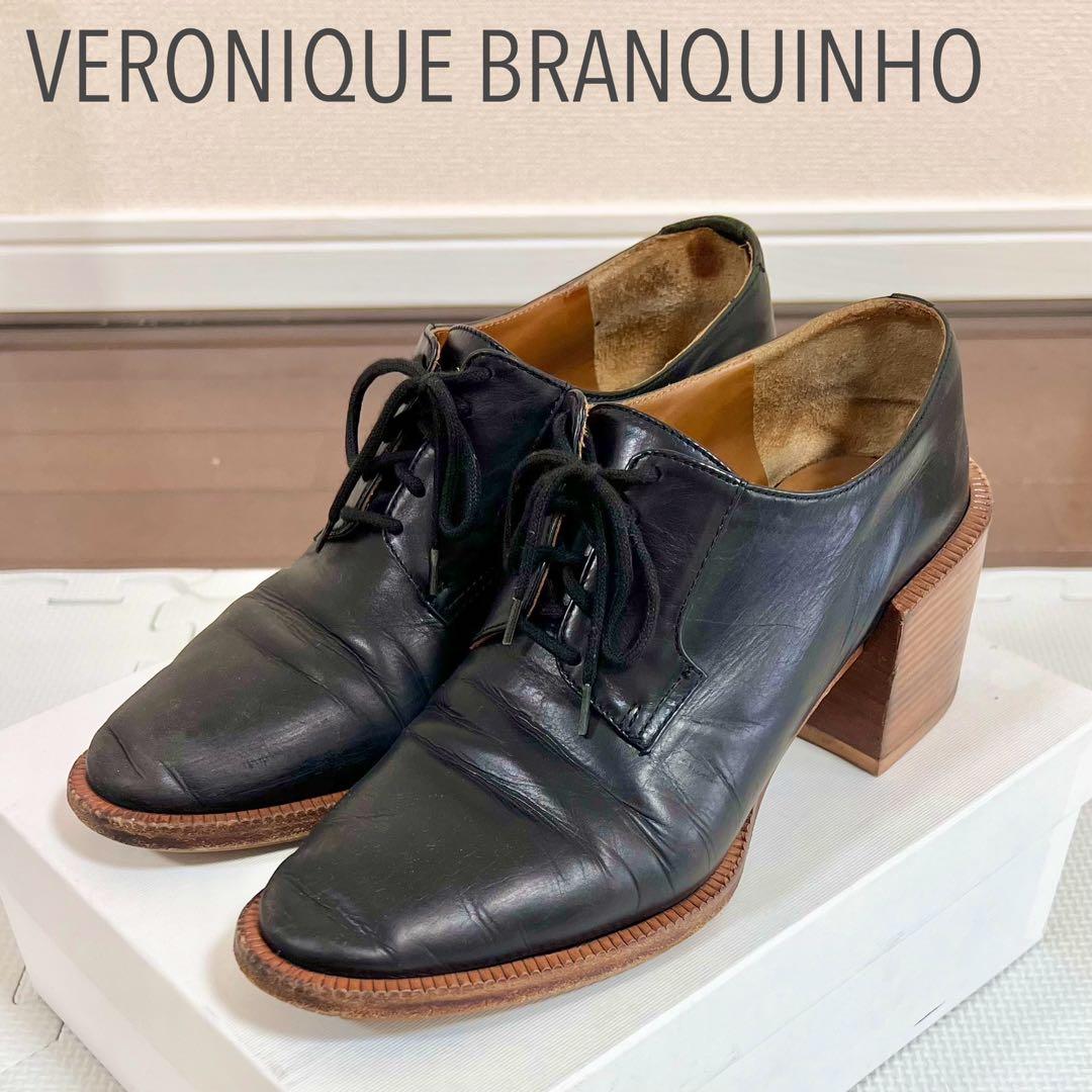 n*s様 【VERONIQUE BRANQUINHO】チャンキーヒール レザーシ