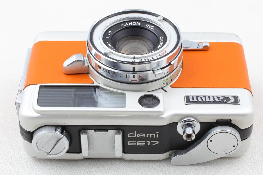 【整備済　並品】オーカー色 Canon Demi EE17露出計不良 #1369