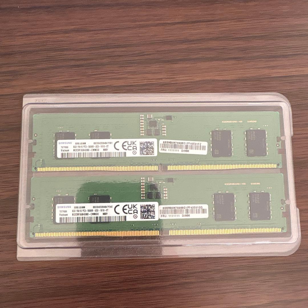 SAMSUNG メモリDDR5-5600 UDIMM 16GB(8GBx2 )