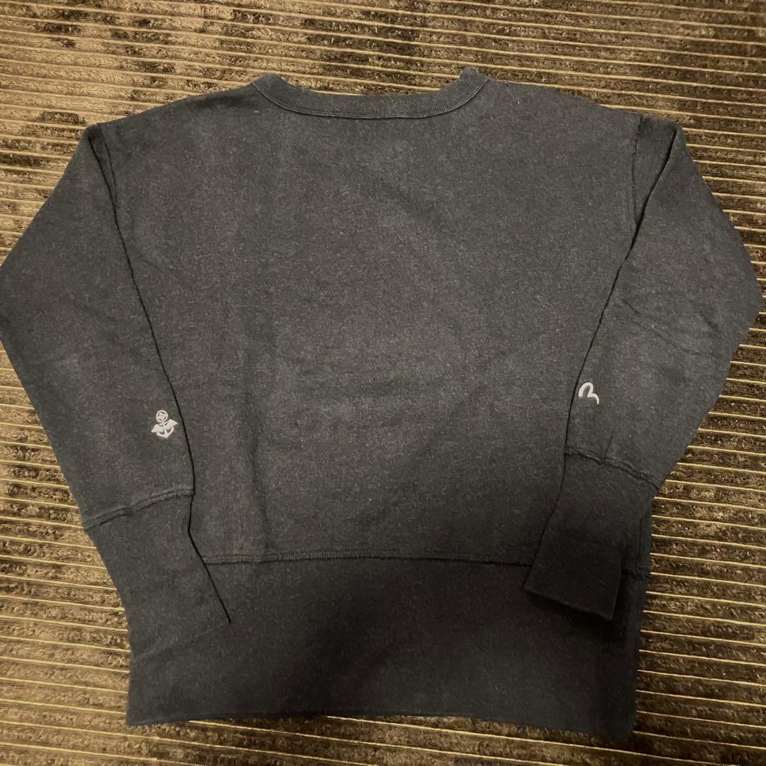 2枚セット エヴィス スウェット 38 M ブラック ダークブルーevisu