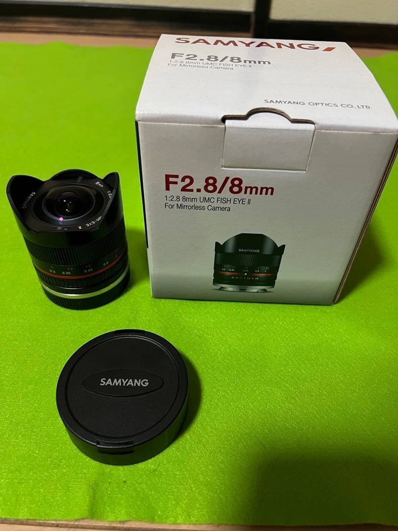 SAMYANG F2.8/8mm 魚眼レンズ E mount