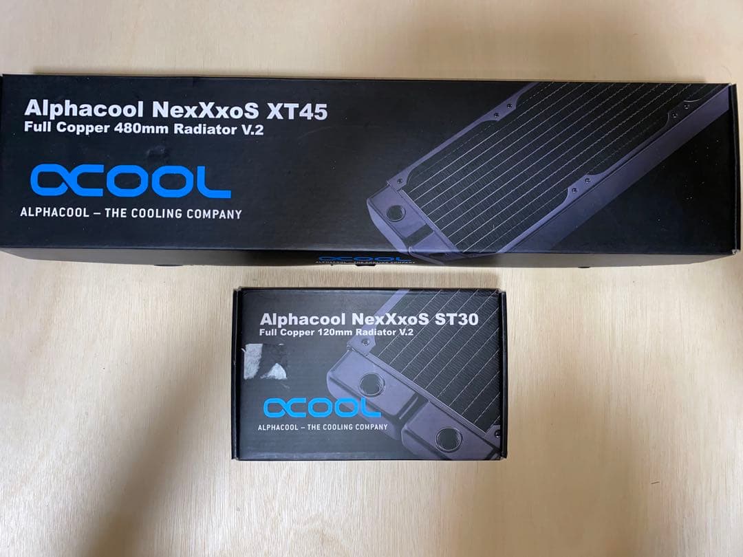 ALPHACOOL 480mm+120mmラジエーター