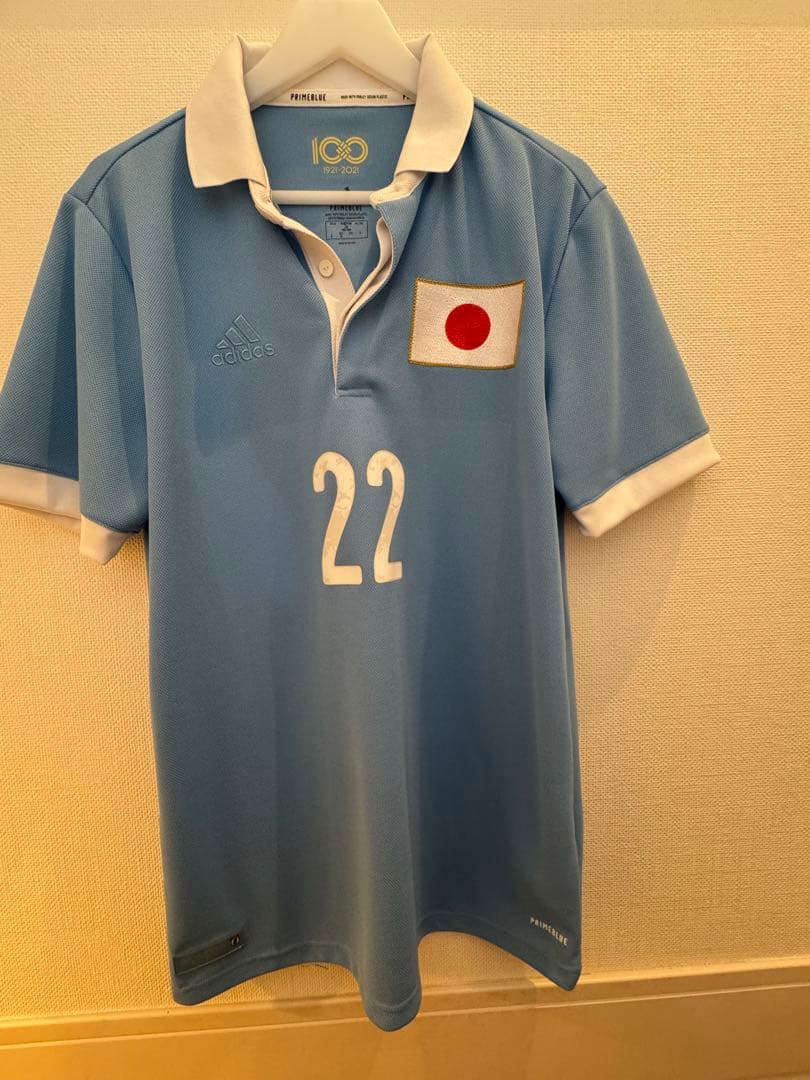 adidas サッカー日本代表ユニフォーム　100周年記念日