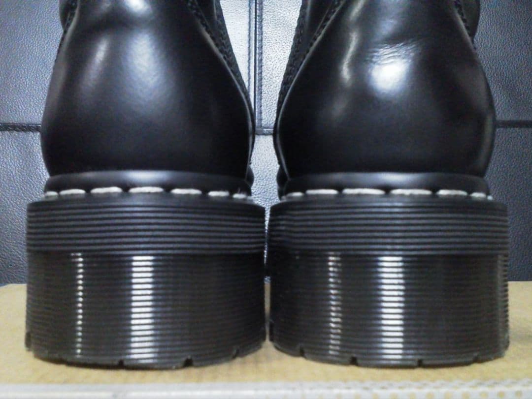 Dr.Martens JADON WS UK6 黒 男女可 厚底 白ステッチ