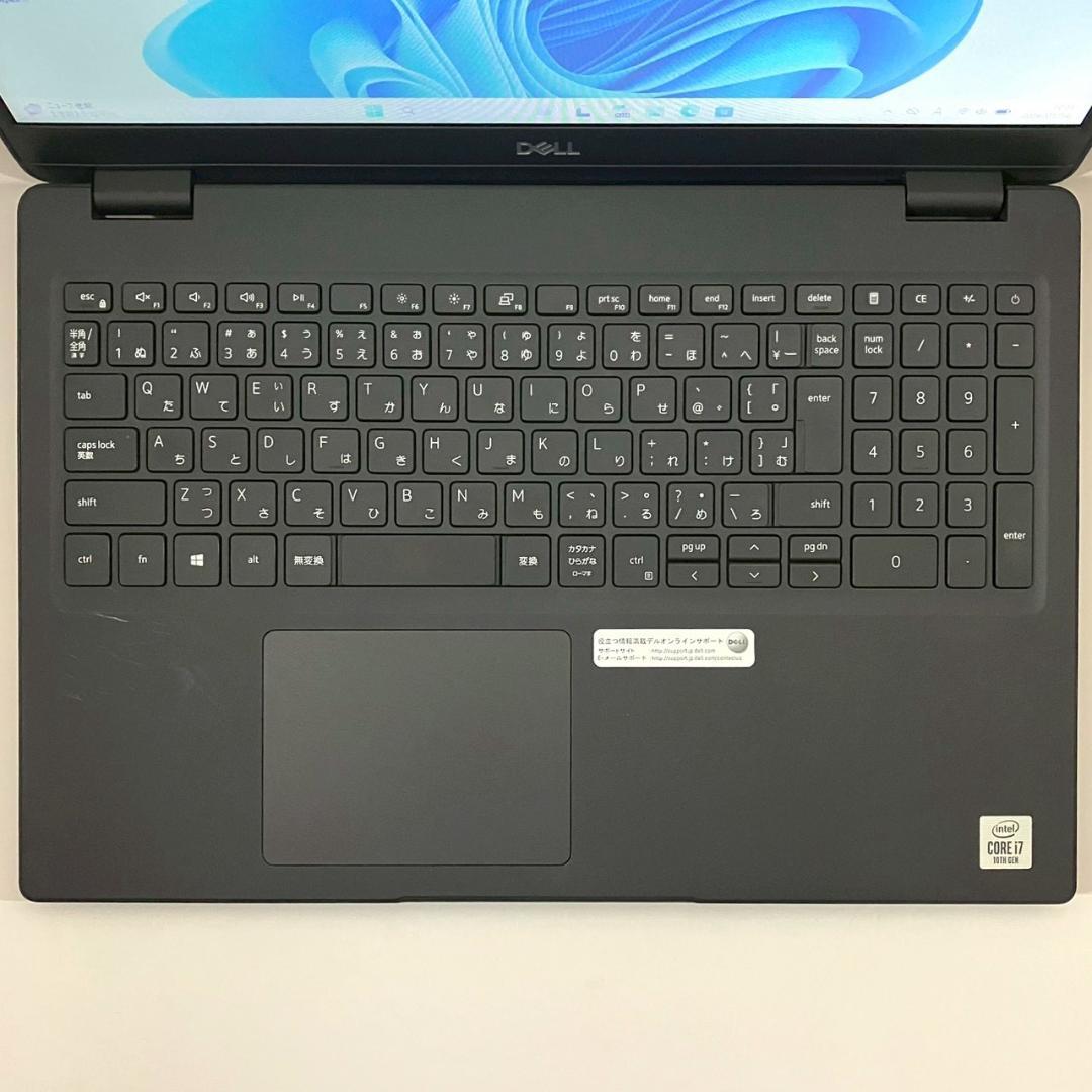 ★SSD512GB★ 第11世代i7 テンキー メモリ16GB DELL 455