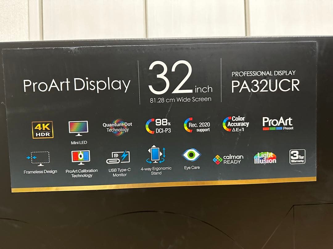 ディスプレイ・モニター本体 ASUS ProArt PA32UCR