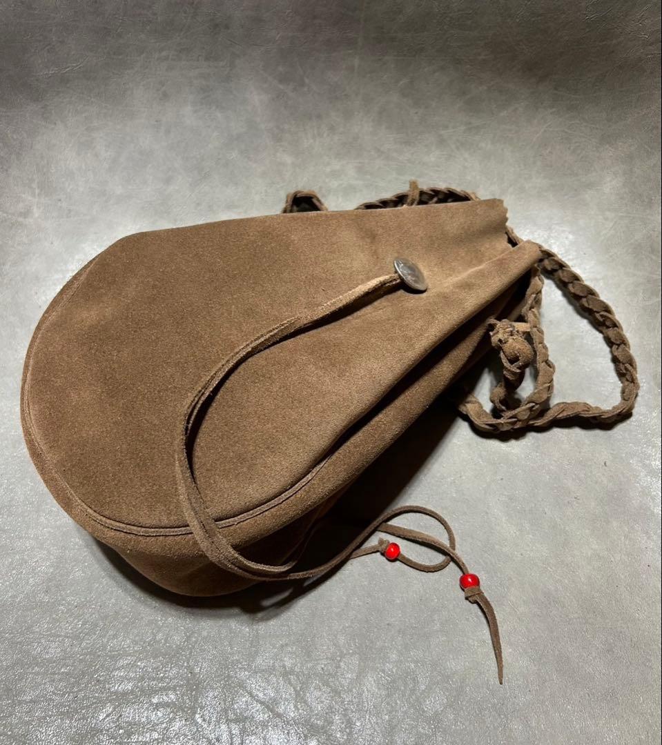 レザーショルダーバッグ※コンチョ、ビーズ無し