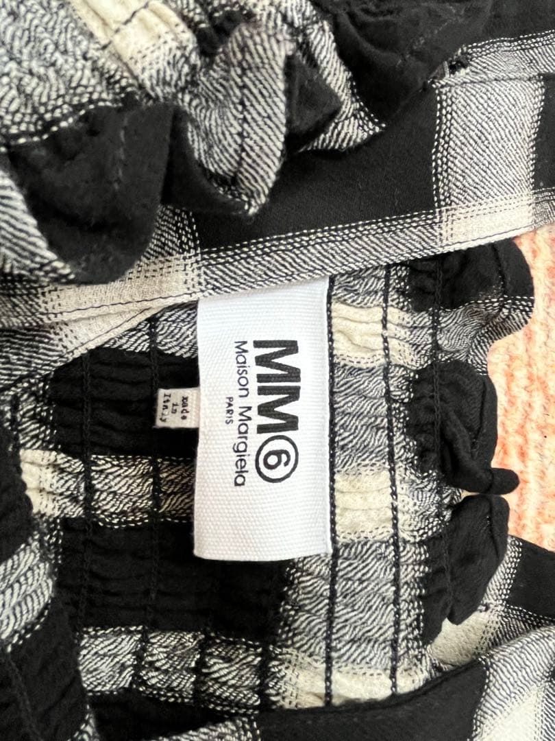 MM6 Maison Margiela　チェック柄ロングワンピース