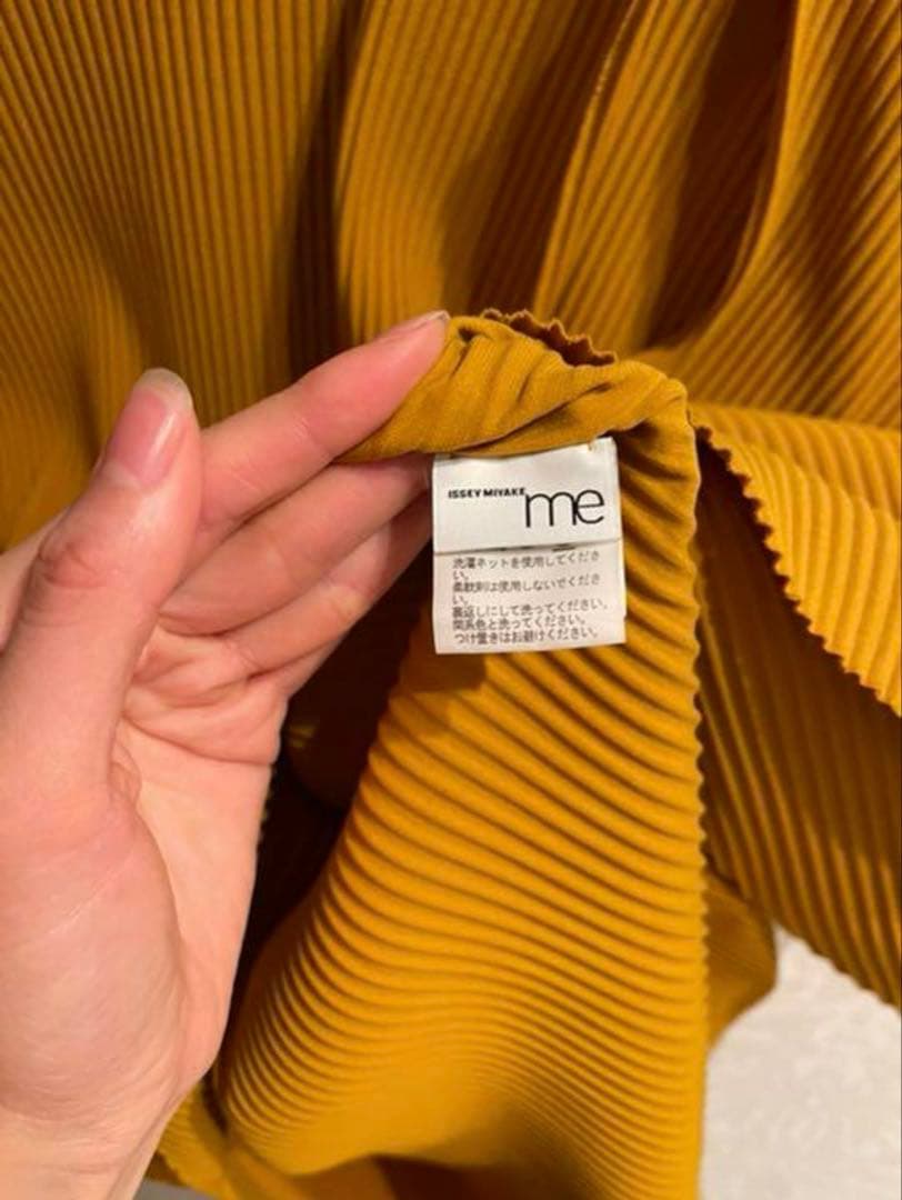 ミーバイイッセイミヤケ マスタード　APOCチュニック