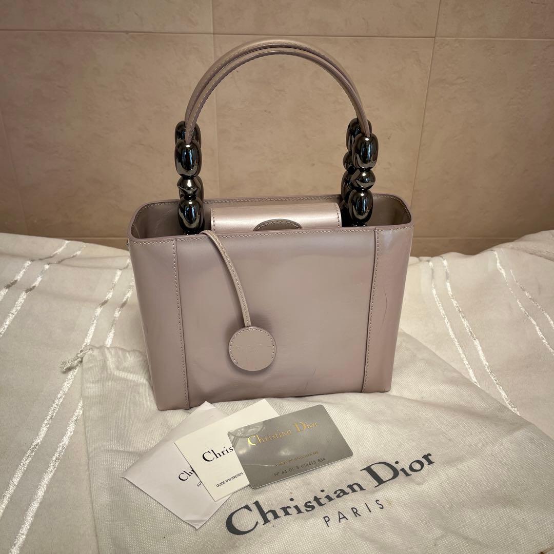 Christian Dior ハンドバッグ ピンクベージュ
