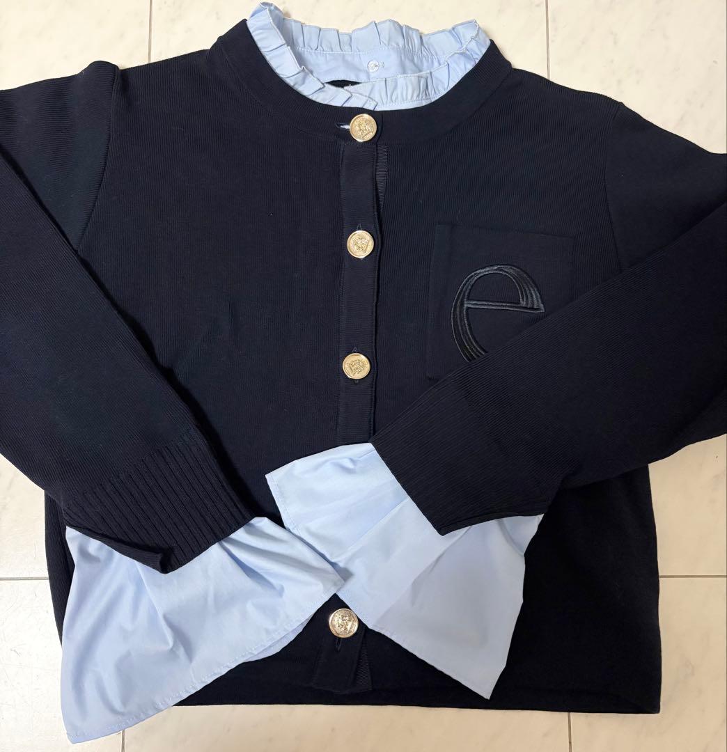 eimy istoire Attached collar ニットジャケット