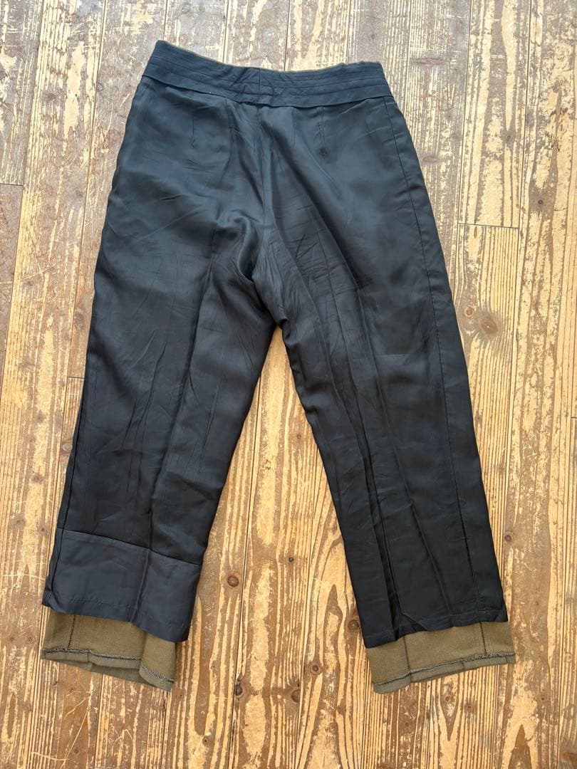 90s dirk bikkembergs スラックス カーキ オリーブ