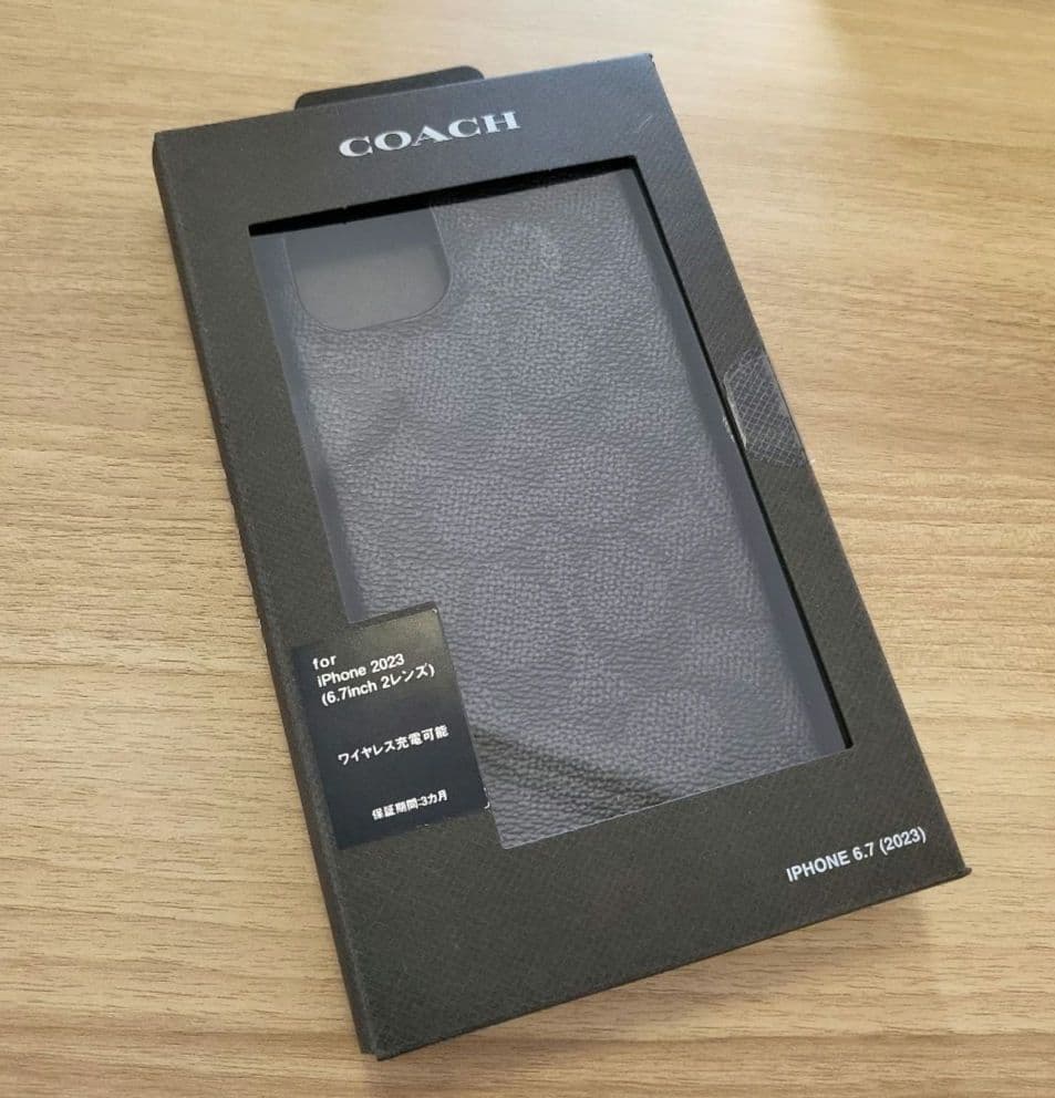 iPhone15Plus COACH（R）ハードケース