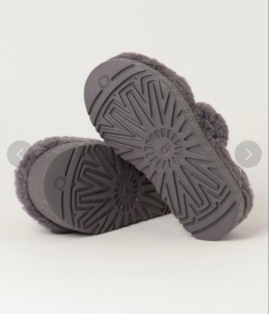 UGG グレー ファーサンダル