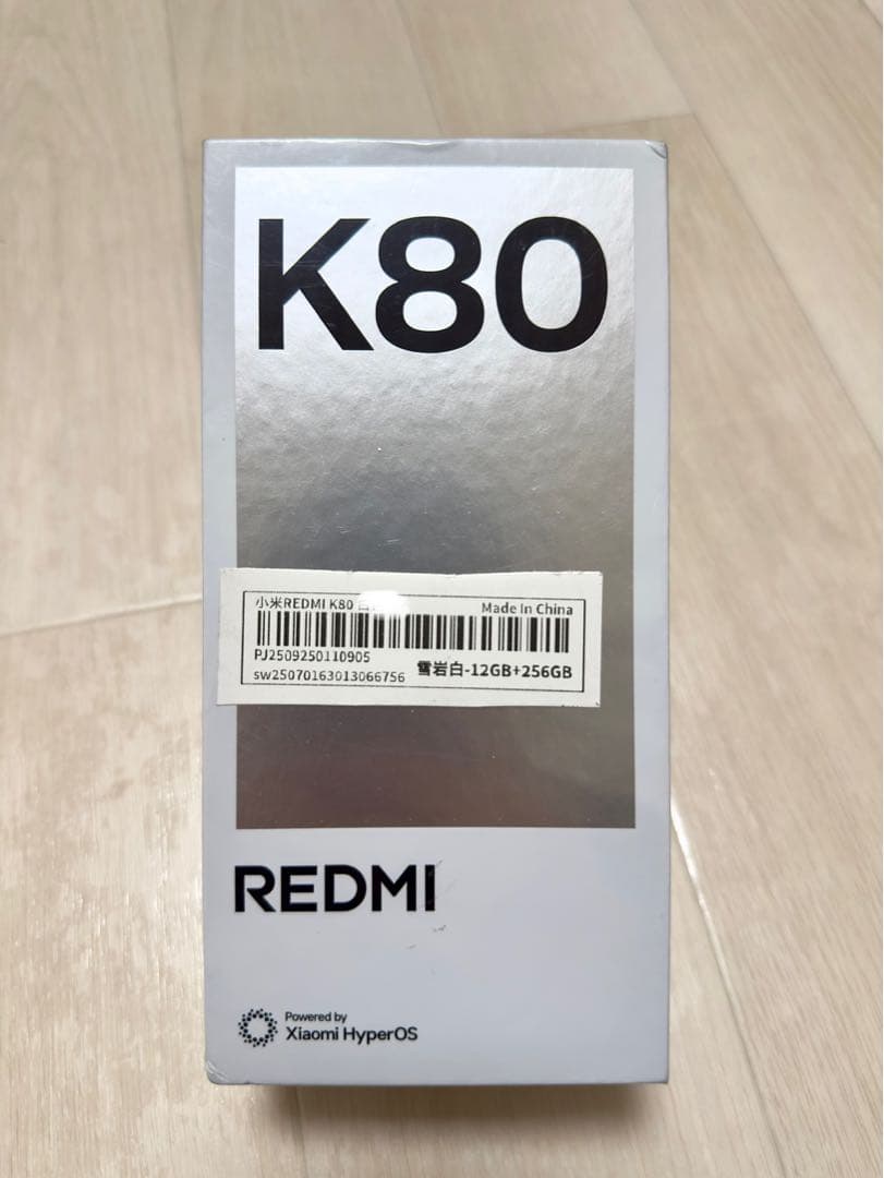 REDMI K80 12GB/256GB ブラック　未使用