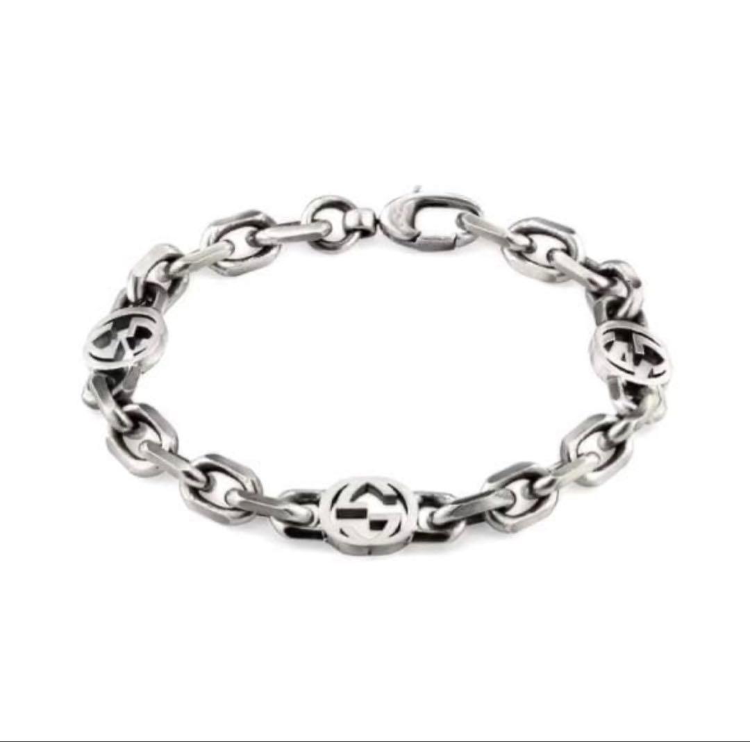 【星野源】GUCCI グッチ インターロッキングG チェーン ブレスレット