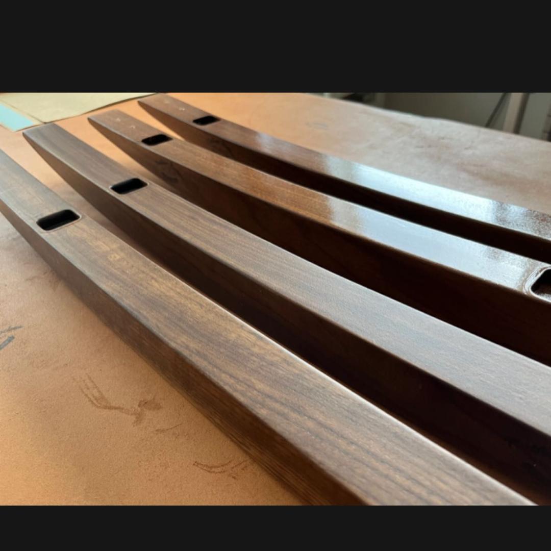 新品未使用 ROCKING BASE 木製ロッキングチェア パーツ ウォルナット