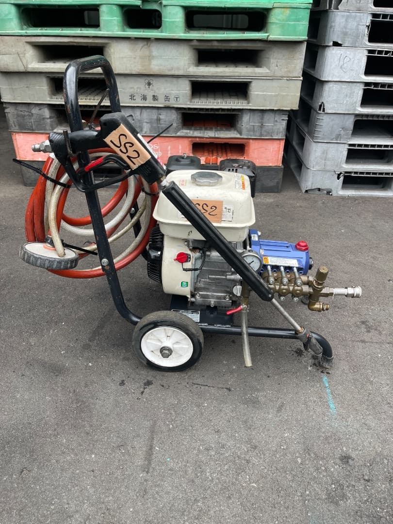ガソリンエンジン式高圧洗浄機HPJ-4120ME-TK本体 & 給水ホース