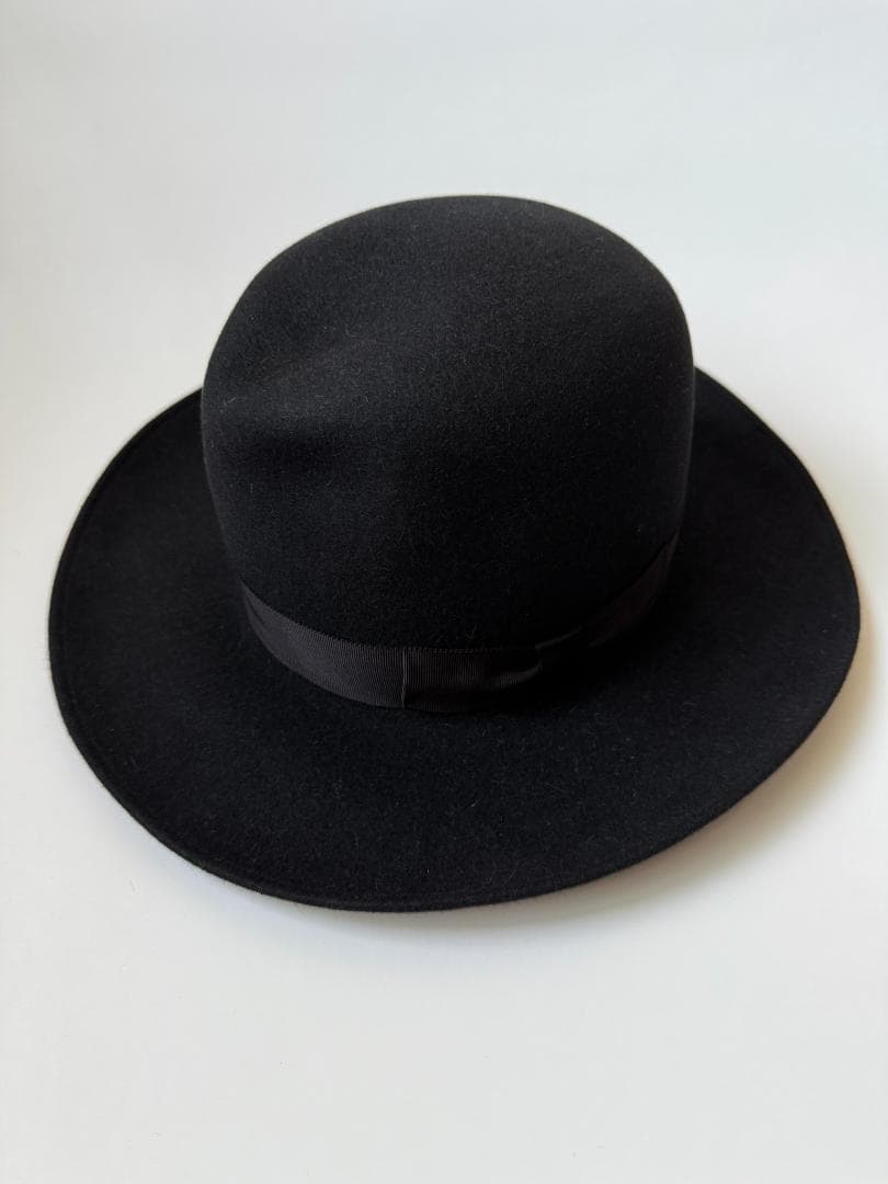 KIJIMA TAKAYUKIラビットヘアフェルト ハット（ユニセックスブラック
