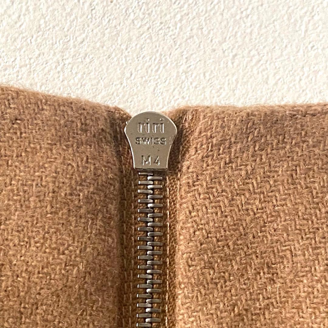 HERMES ワンピース　マルジェラ期　エルメス　キャメル　40サイズ