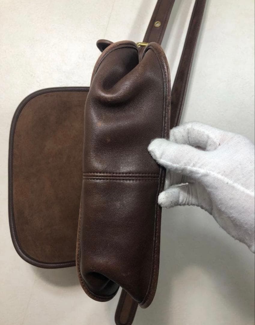 OLD COACH レザー ショルダー バッグ オールドコーチ