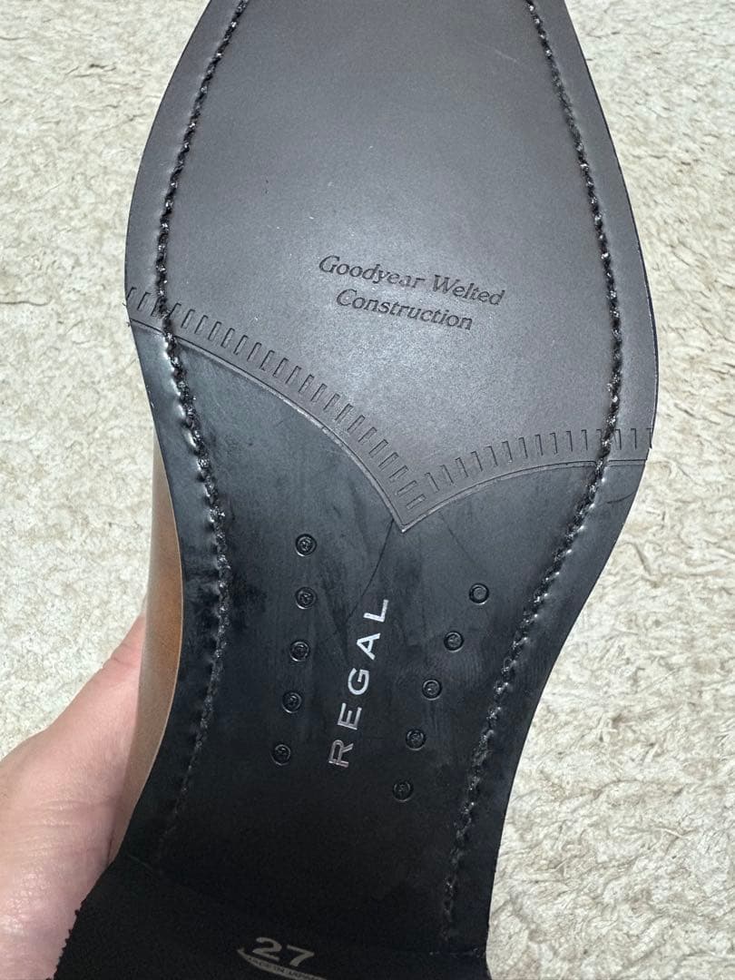 REGAL ストレートチップ ドレスシューズ　ブラウン 315RBG