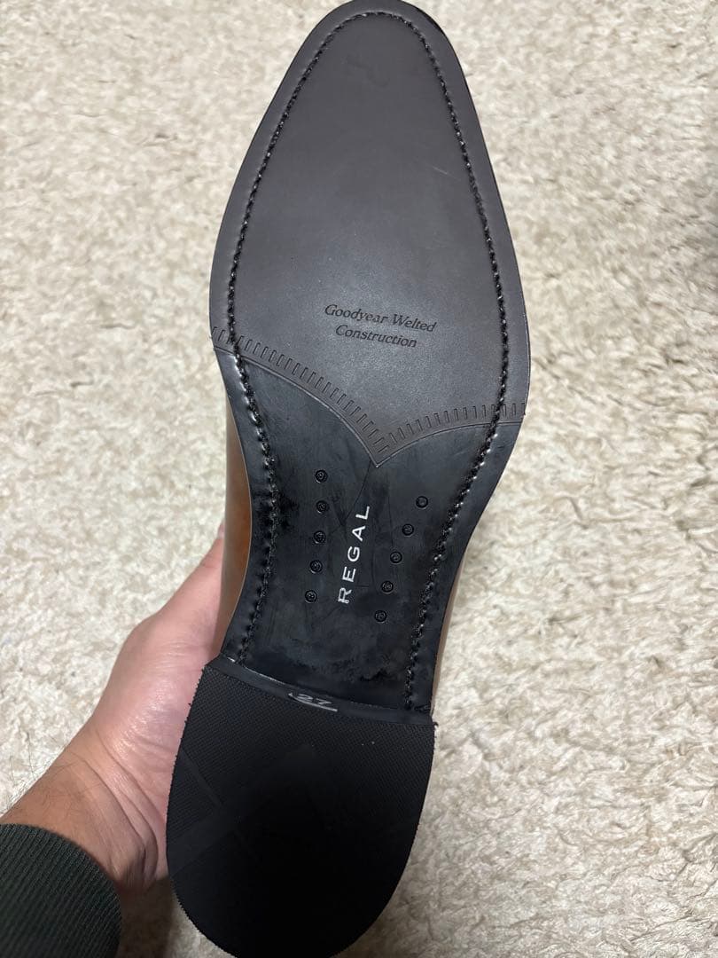 REGAL ストレートチップ ドレスシューズ　ブラウン 315RBG