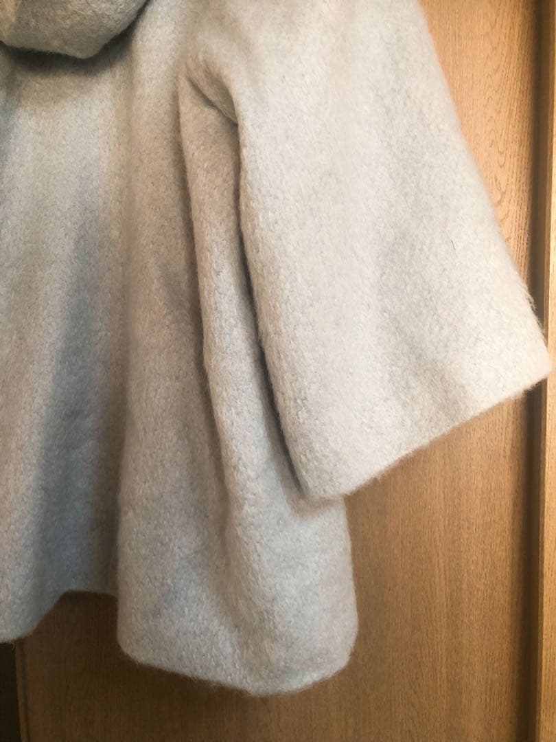 SALE⭐︎ローズティアラ希少web限定水色ショートコート大きいサイズ42〜46