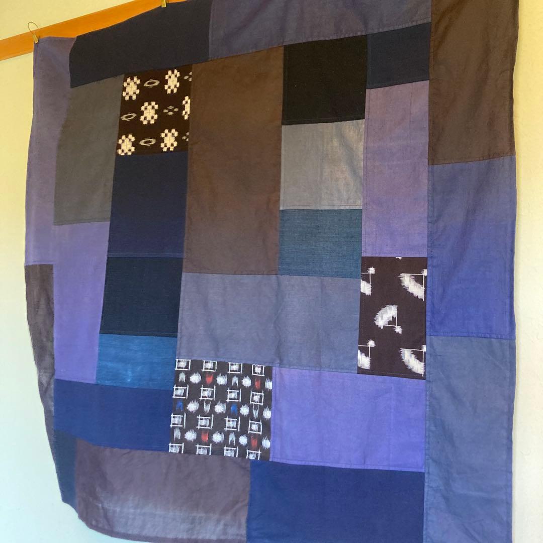 藍染　古布　絣　久留米絣　ポジャギ