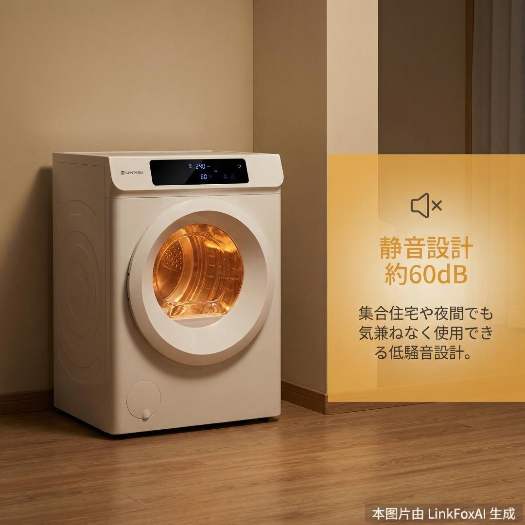 衣類乾燥機 8kg 家庭用 大容量 コンパクト設計 ドラム式 室内干 梅雨対策