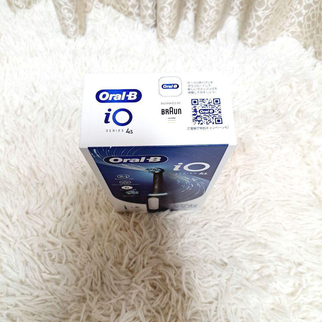 【新品未開封】ブラウン 電動歯ブラシ オーラルB iO4S マットブラック 黒