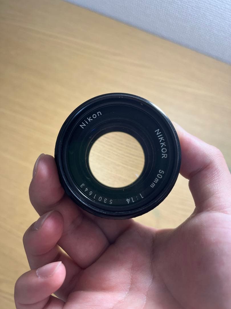 Nikon newfm2 AI nikkor 50mm f1.4s 接眼レンズ付