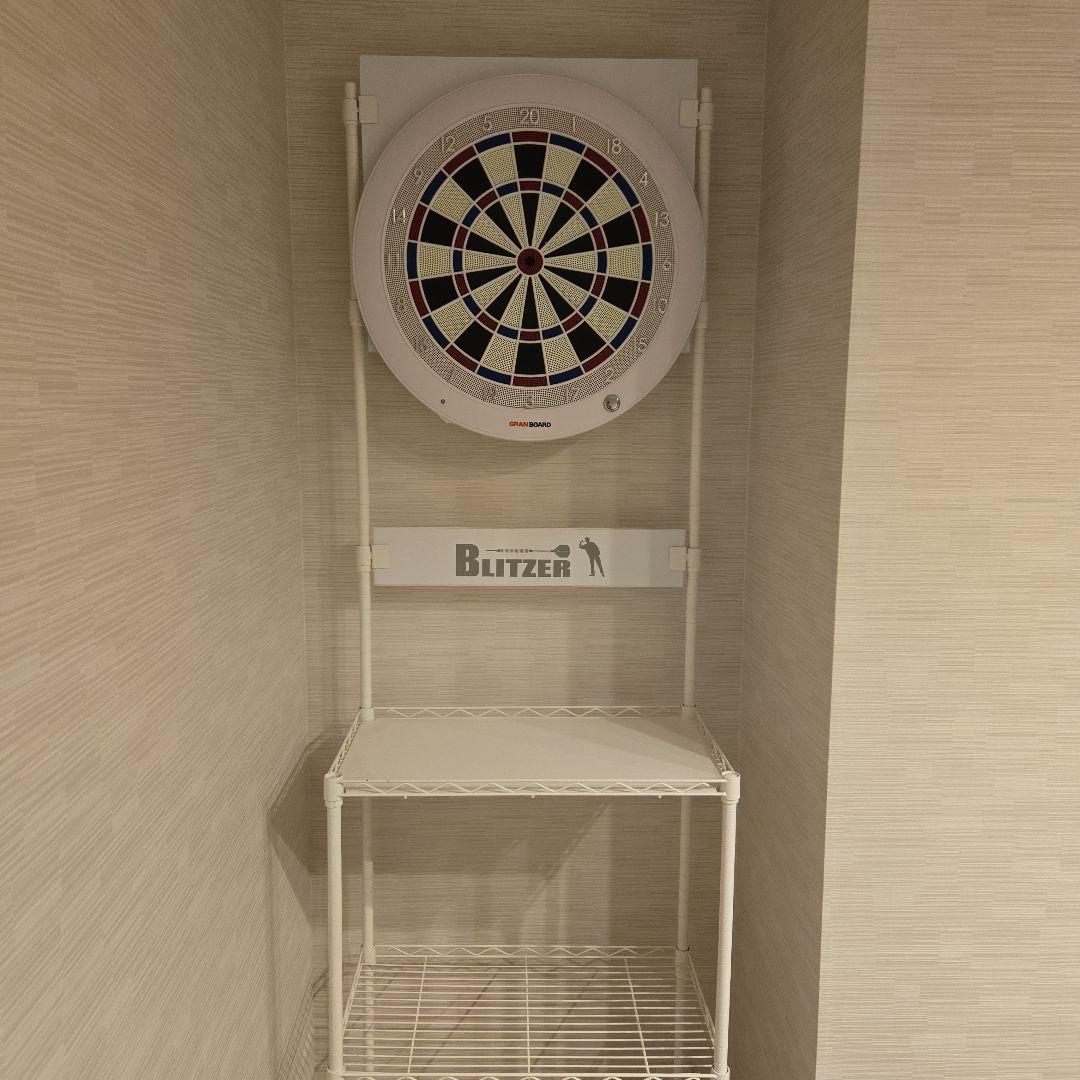 【あんせむ】ダーツボード グランボード3s　ダーツスタンド（キズあります）