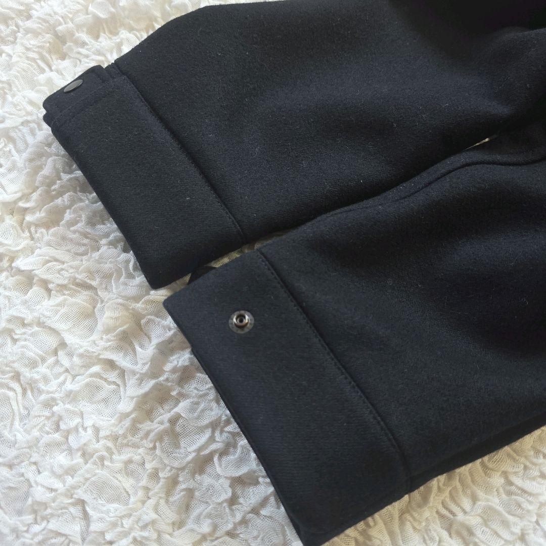 THE RERACS ウールロングモッズコート ブラック アローズ 別注