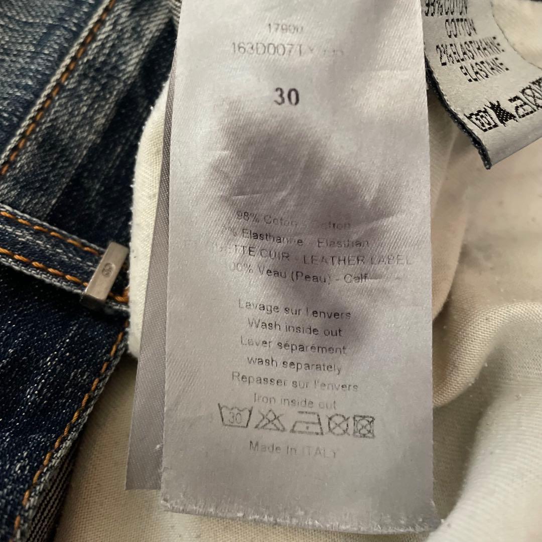 ディオールオム JAKE クリス期 11AW インディゴ デニムパンツ