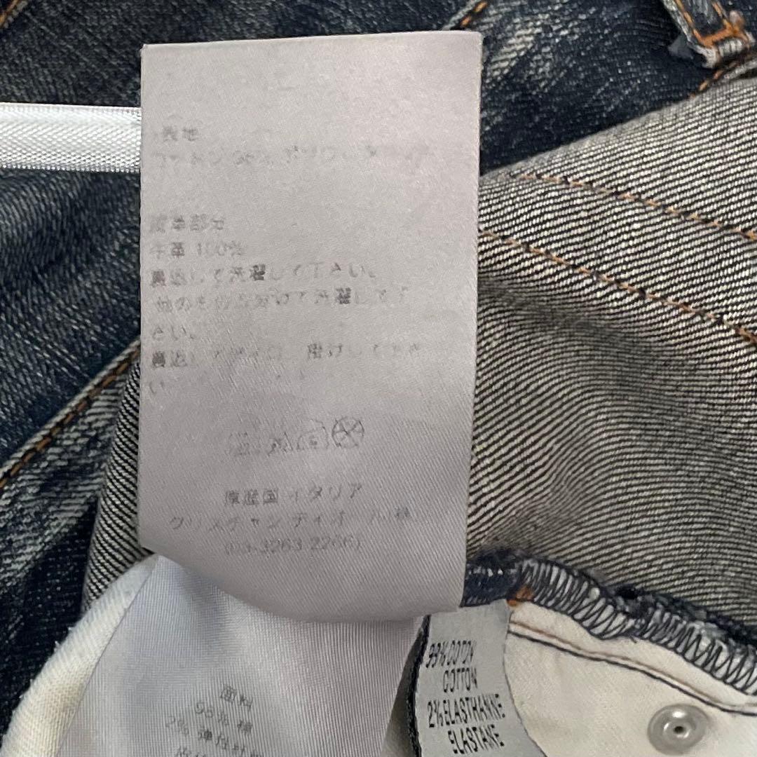 ディオールオム JAKE クリス期 11AW インディゴ デニムパンツ