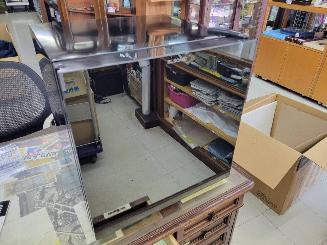 2025年製 極美品 エルソニック EJ-RX46 1ドアミラー冷蔵庫 46L