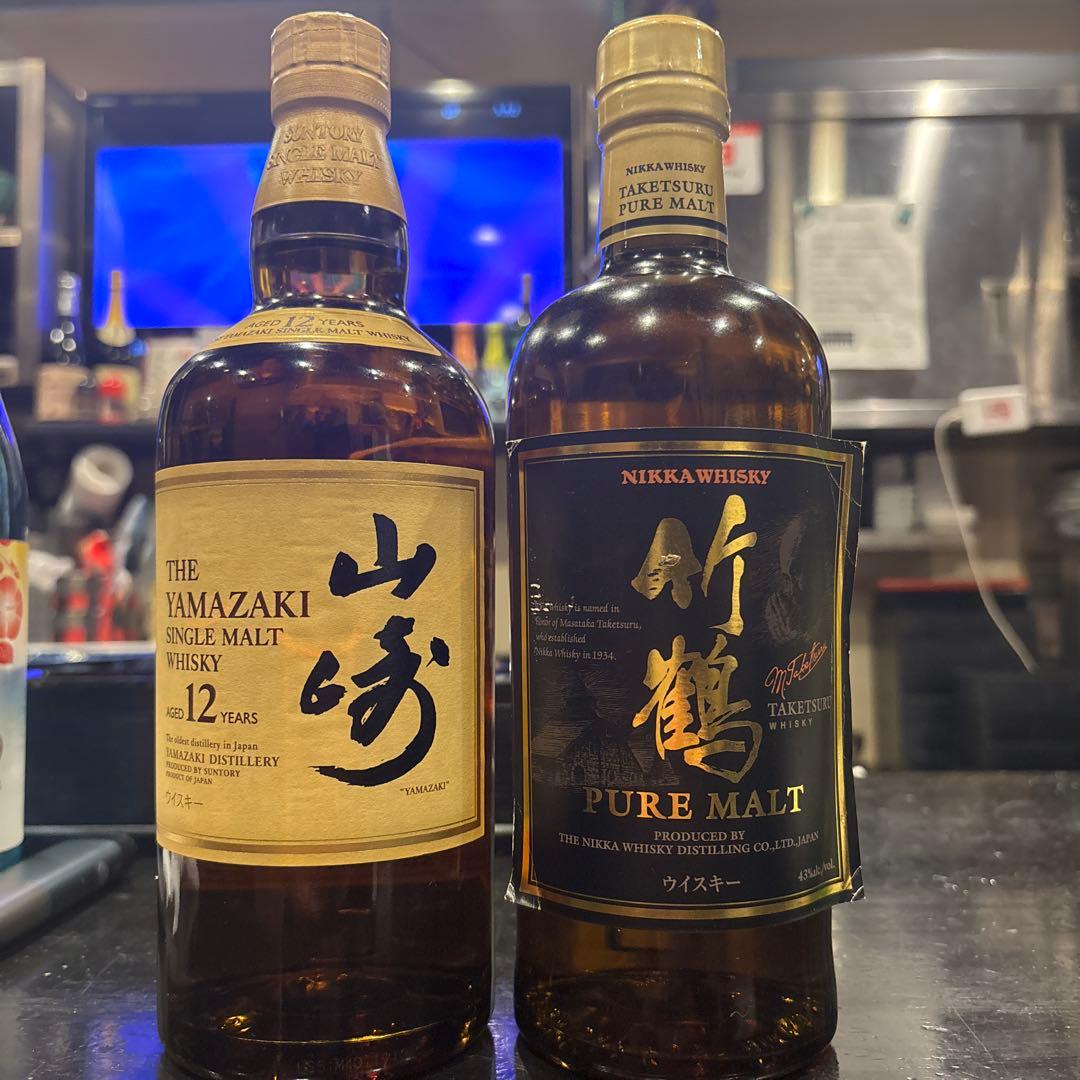 山崎12年 & 竹鶴ピュアモルト セット