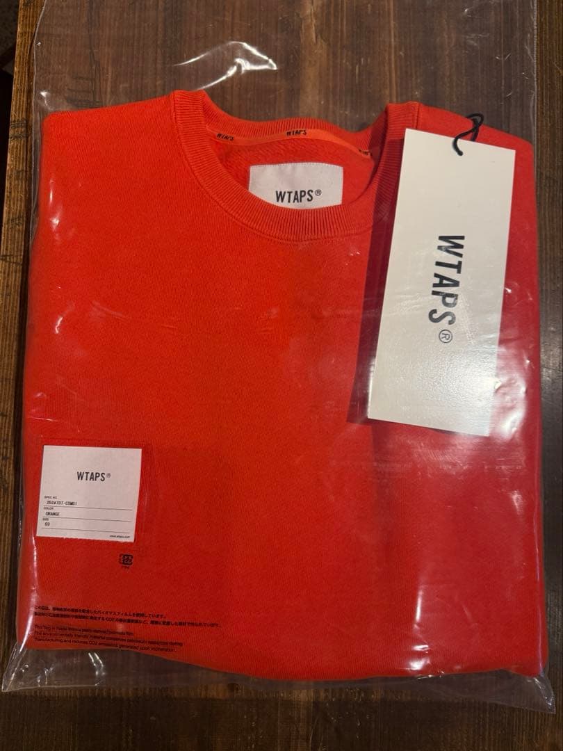 WTAPS SIGN-YD オレンジ スウェット