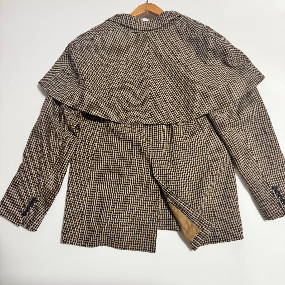 極美品　roku 6 ケープジャケット テーラードジャケット 2way