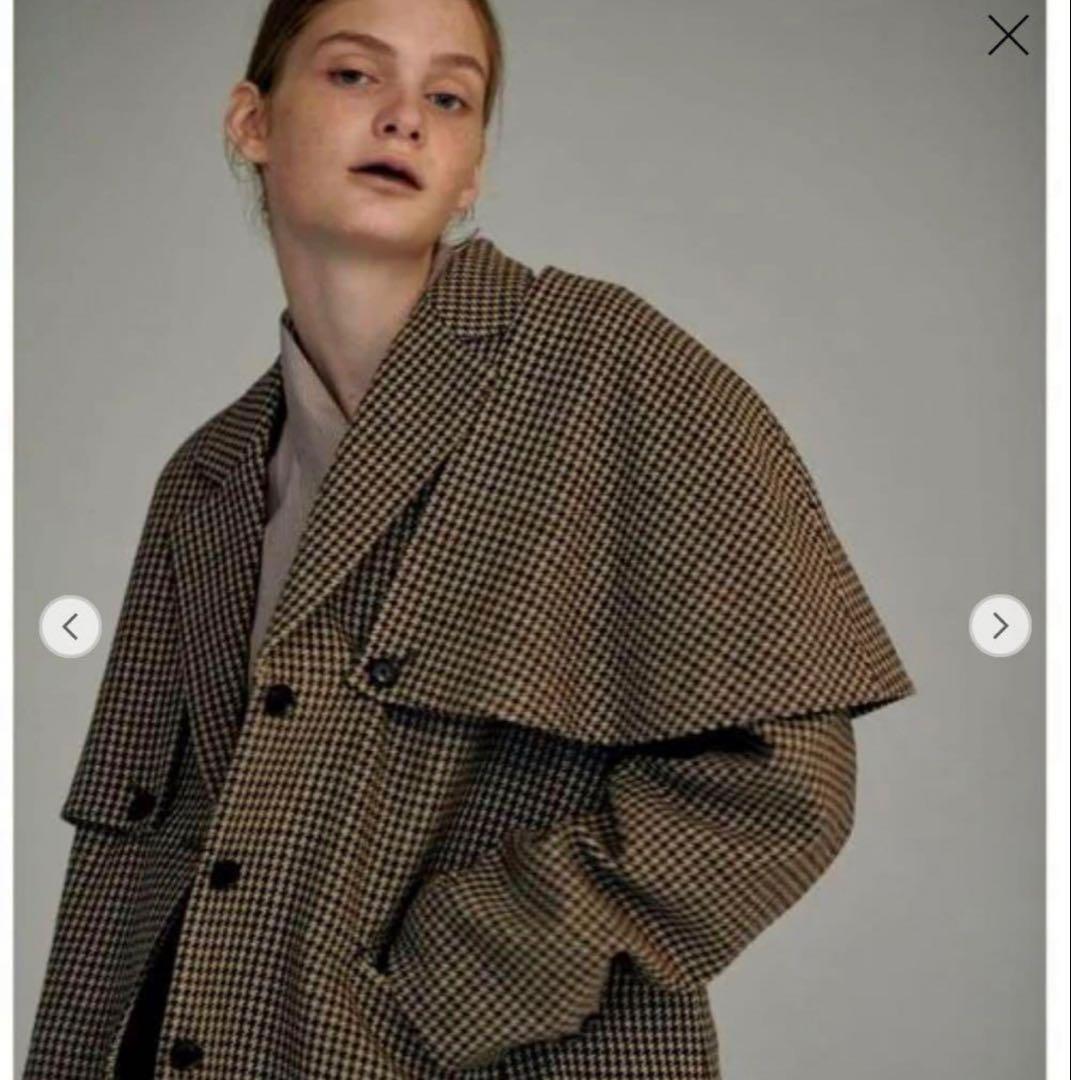 極美品　roku 6 ケープジャケット テーラードジャケット 2way