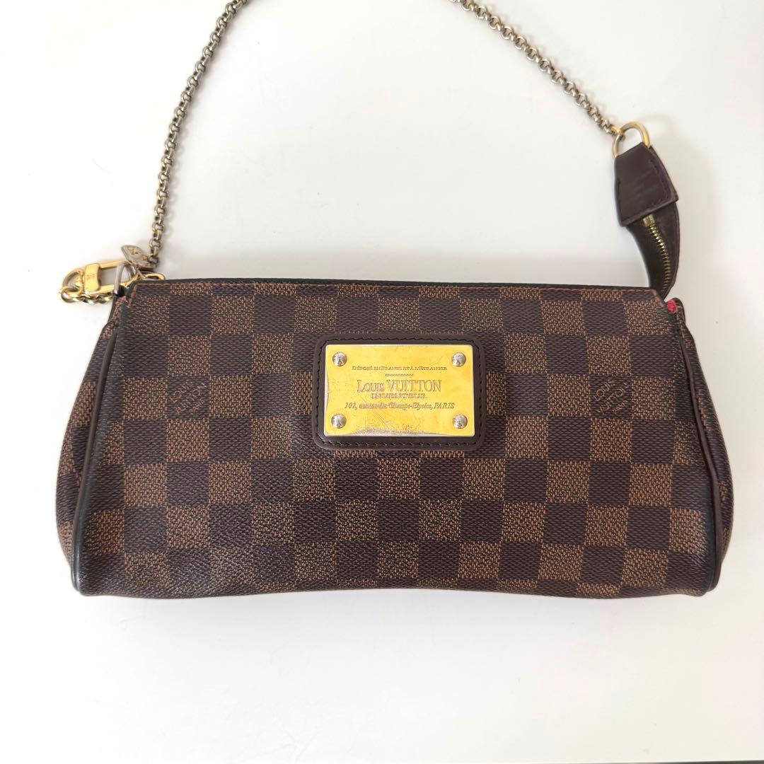 ルイヴィトン　エヴァ　ダミエ　クラッチバッグ　ハンドバック