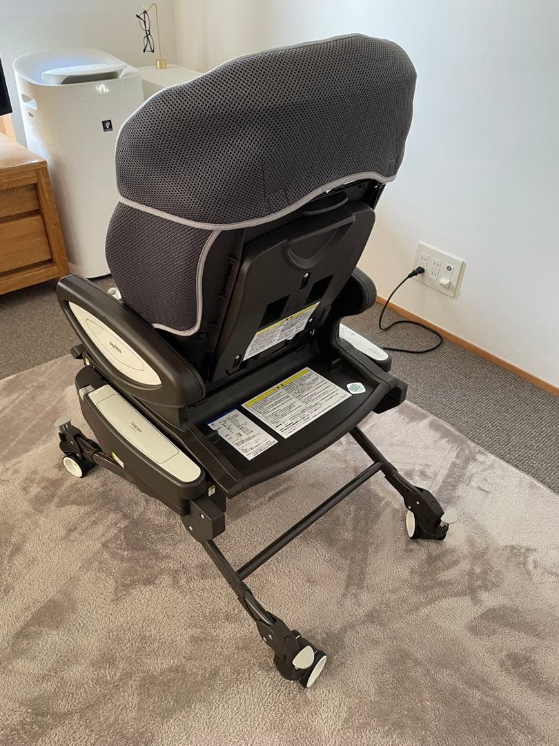 Aprica ユラリズム　オートライト ハイローチェア　メランジグレー