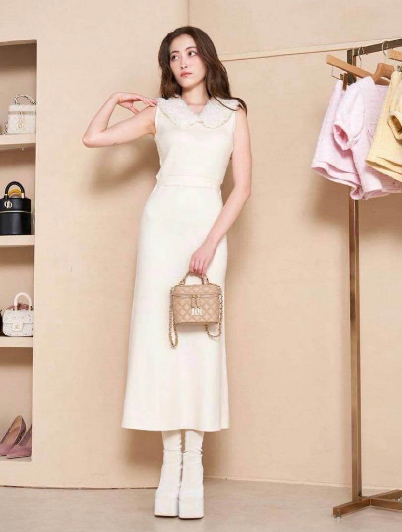 『現物写真あり』Darich キルティングスクエアミニバッグ ダーリッチ