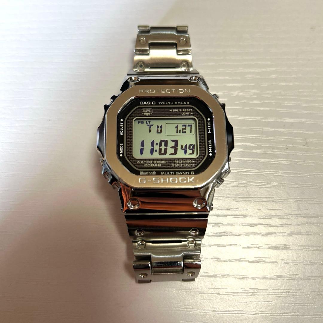 G-SHOCK GMW-B5000 フルメタル シルバー Gショック