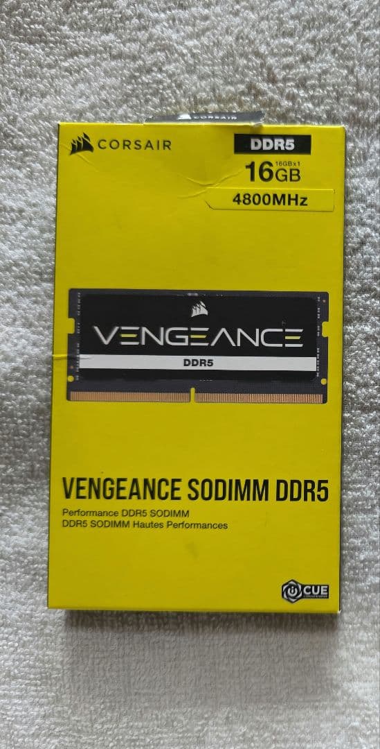 メモリー Corsair Vengeance SODIMM DDR5 16GB