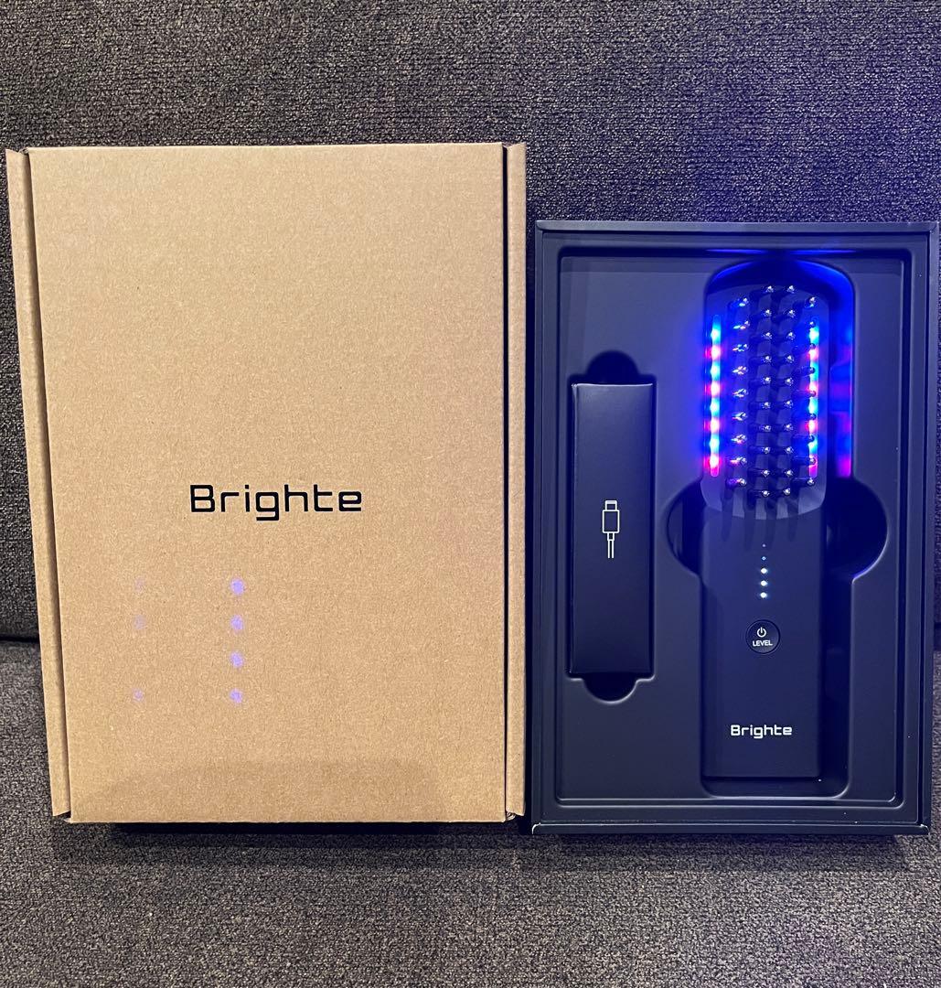 Brighte エレキブラシ美顔器⭐︎美品 ローション・ヘアバンド付